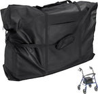 Rollator Travel Bag - Waterproof Wheelchair Bag for Folding Walker Compact Wheelchair Transport Chair Portable Large Duffel Bag Carry Case for Car and Airplane Traveling,Black