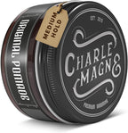 Charlemagne Water-Based Hair Pomade - 3.38 Fl Oz, Pack of 1, Light Hold, Cherry-Oud - Easy Washout with Light Hold Pomade - Barber-Quality Styling Cream - Shape & Set With Hair Clay