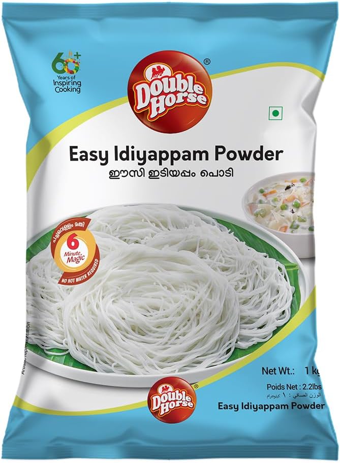 Double Horse Easy Idiyappam Powder (1Kg) | Rice Flour
