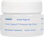 KORRES Greek Yoghurt Nourishing Probiotic Gel-Cream, Lightweight Face Moisturizer with Pre and Probiotics, Time-Released Hydration for 48 Hours, Microbiome Technology for Balanced Skin, 1.4 Fl Oz