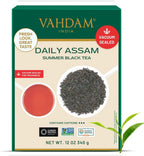 VAHDAM, Assam Black Tea Leaves (340g/12oz) 170+ Servings | High Caffeine, Non GMO, Gluten Free | STRONG, MALTY & RICH | Pure Unblended Single Origin Black Loose Leaf Tea | Vacuum Sealed