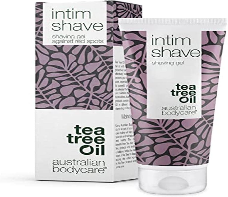 Australian Bodycare intim Shave 100ml - Intimate Shaving Gel with Tea Tree Oil for Ingrown Hairs, Irritation & Razor Bumps, for Bikini line Shaving and Shaving The Intimate Area, pH Balanced (100 ml)