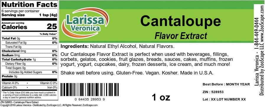 Cantaloupe Flavor Extract (1 oz, ZIN: 528953)