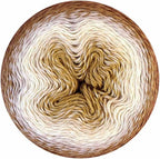 Scheepjes Whirl Gradient Yarn, 1 Cake 1000 m (1094 yd) – 756 Caramel Core Blimey, Cotton-Acrylic