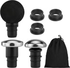 3 Pcs Massage Gun Heads Massager Gun Replaceable Attachment Adapter Deep Tissue Massager Gun Accessories for Runner Athletes Muscle Relaxation, Outer Dia.18.3-18.7 mm, with Mini Storage Bag