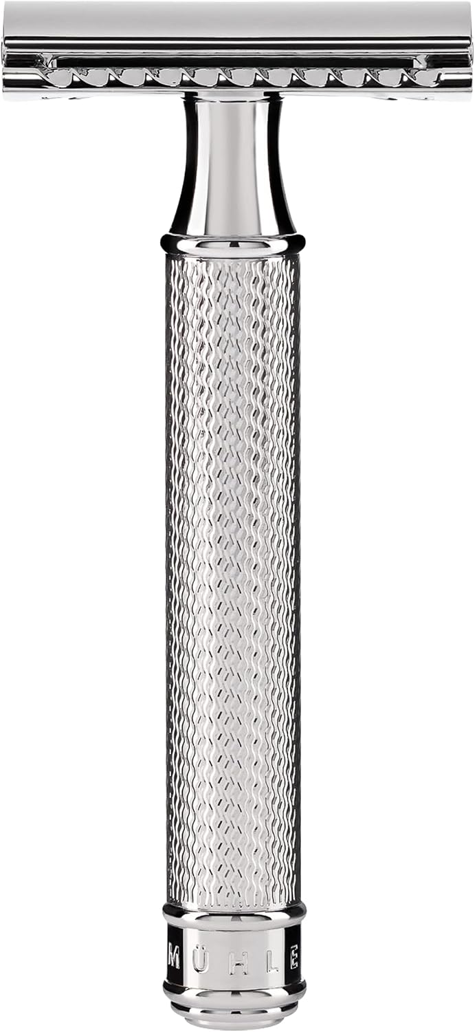 MÜHLE TRADITIONAL R89 Double Edge Safety Razor (Closed Comb) | Perfect for Everyday Use | Barbershop Quality Close Smooth Shave | Luxury Razor for Men