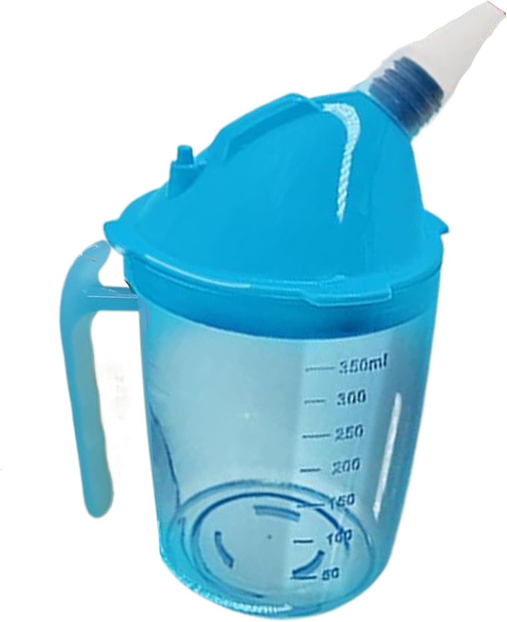 Adult Sippy Cups with Long Straw Spill & Choke Proof 350ml PP Elderly Sippy Cup with Handle Food Grade Scaled Beakers for Elderly Disabled Patient Maternity,Sippy Cup with Handles