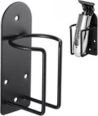 Didiseaon Stainless Steel Barber Hair Clipper Holder Wall Mounted Tool Organizer for Salon Accessories Lightweight Sturdy Electric Shaver Stand for Home Barber Shop Use Aesthetic Hair Tool Rack