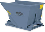Mccullough Wright Medium-Duty Hoppers - -1/8" (11-Gauge) Sides With -3/16" (7-Gauge) Base - 1-Cu. Yd. Capacity - Gray - Gray