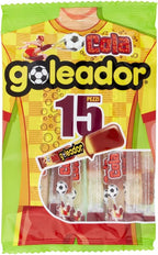 Goleador Cola Double Gummy Candy, Cola Flavor, 15 Individually Wrapped Pieces