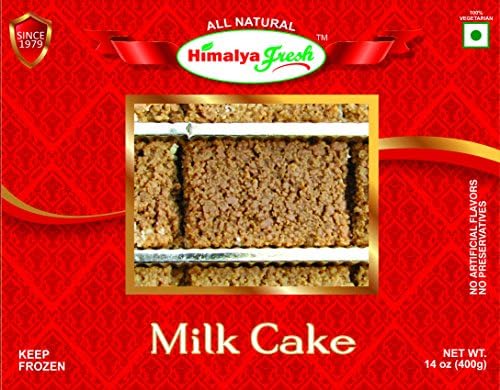 HIMALYA FRESH Milk Cake 14 oz - Premium Authentic, Luxurious Sweet Made With Pure Grass fed water Buffalo Milk and sugar (just two ingredients) - No Fillers Or Preservatives (1 Box)