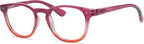 Eyekepper Fashion Readers Womens Reading Glasses (Purple-Red Frame，+1.50)