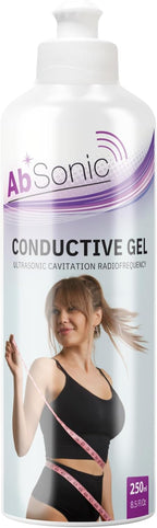Absonic Cavitation Gel for Body Sculpting Machine - Conductive Gel for RF Radiofrequency, Ultrasonic Cavitation, Slimming Devices - Paraben-Free Body Contouring Gel, 1-Pack (8.5 oz)