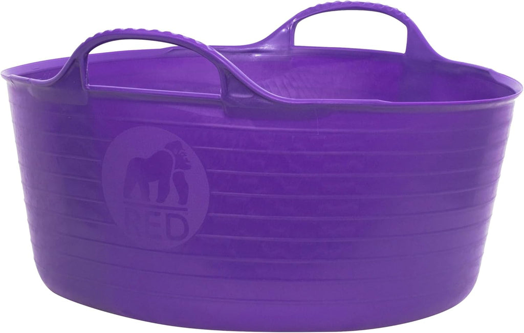 TubTrug SP15P Shallow Purple Flex Tub, 15 Liter