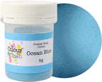 Culpitt MATT OCEAN BLUE Edible Cake Sugarcraft Decorating Colour Splash Dust 5g