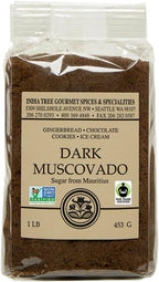 India Tree Dark Muscovado Sugar, 1 Pound