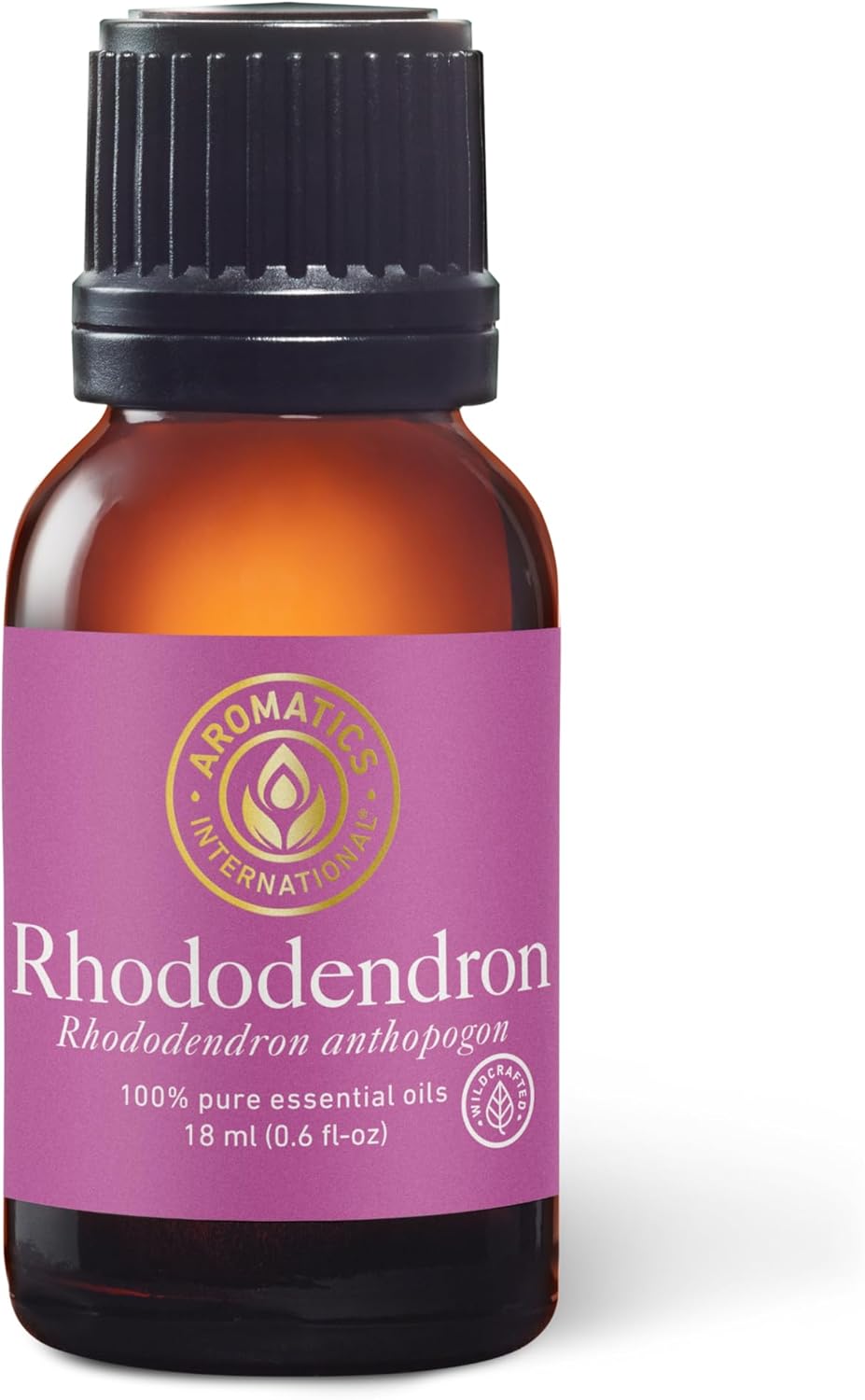 Aromatics International Premium Organic Rhododendron Essential Oil 18ml | 100% Pure Essential Oil for Diffusion & Aromatherapy