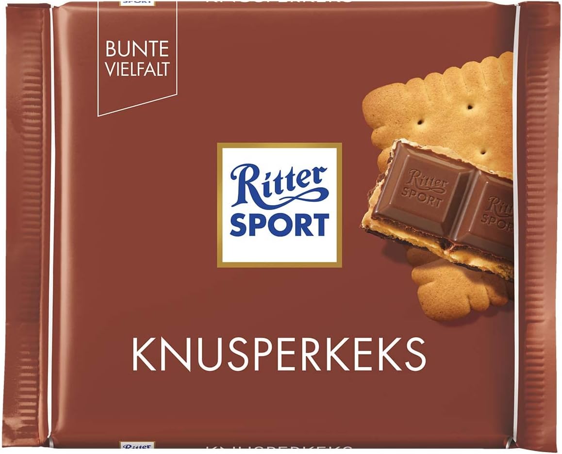 Ritter Sport Butter Biscuit 100 g (Pack of 5)