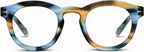 Peepers by PeeperSpecs Oprah's Favorite Things Women's Round Stardust Blue Light Blocking Reading Glasses