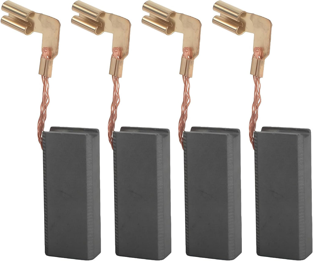 4-Pack Carbon Brushes, Compatible with Bosch 11250VSR 11253VSR 11255VSR RH328VC RH228VC HD21-2 HD19-2 1199VSR 1199VSRK, Cross-References