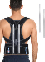 Hurmoya Back Brace Posture Corrector for Women and Men, Lower and Upper Back Pain Relief, Shoulder Straightener and Adjustable Full Back and Lumbar Support