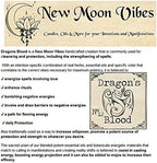 Dragon's Blood Conjure Intention Oil .5 oz Bottle Hoodoo Wicca Affirmation Spell Increase Potency, Protection, Love, Healing, Banishing, Empowerment