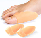 Gel Bunion Protector Shield, 10 Pack of Bunion Pads and Cushions, Bunion Guard for Big Toe, Relieve Foot Pain from Friction, Rubbing and Pressure - Beige
