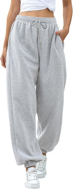 Cinch Bottom Sweatpants for Women with Pockets