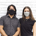 Safe+Mate x Case-Mate - Cloth Face Mask - Washable & Reusable - Adult L/XL - Cotton - Includes Filter - Black
