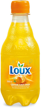 Loux | Greek Soft Drink | Orange | Pack of 12 | 330ml