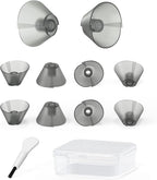 Hearing aid Tulip Domes for Resound Sure fit Standard Receiver BTE Hearing Amplifier Replacement Semi Open Earbuds with Carry Case (10pcs Pack)