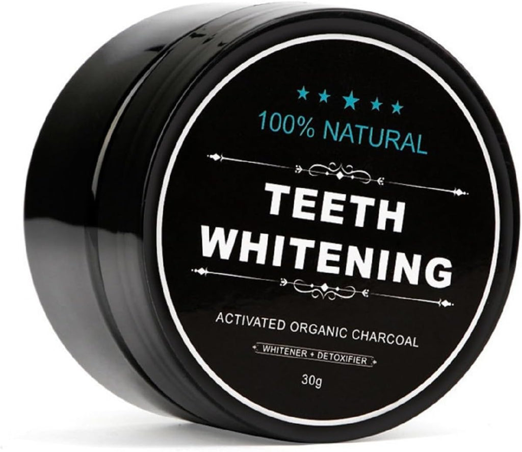 Teeth Whitening Charcoal Powder, Activated Charcoal Tooth Cleaning Powder, Natural Toothpaste Alternative, Oral Care Sets Natural Coconut, Organic and Chemical Free (1)