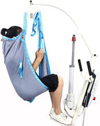Patient Lift Toileting Sling for Hoist, Divided Leg Sling, Reusable Professional Sitting Transfer Belt Patient Lifter Bariatric Handicap Lift for Patient Elderly, Disabled 20