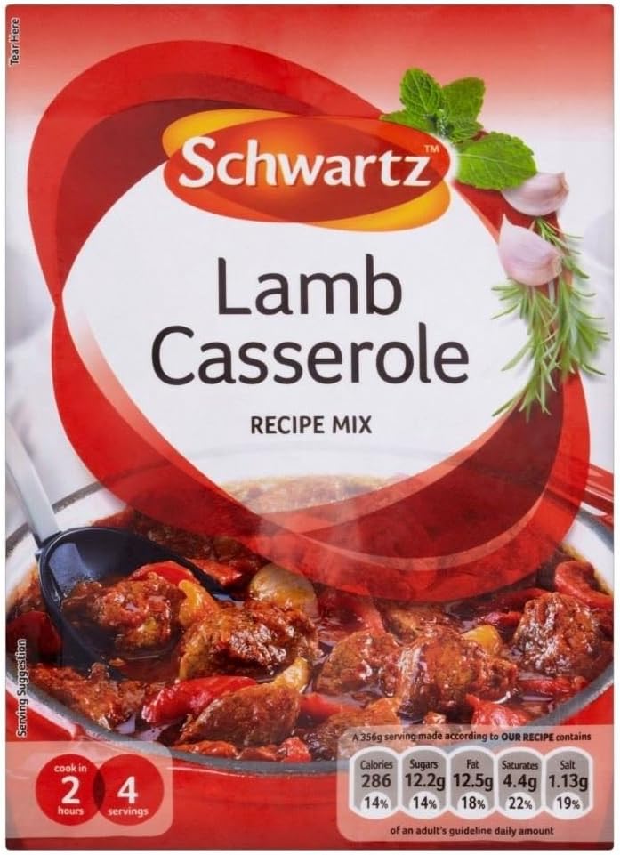 Schwartz Lamb Casserole Recipe Mix (35g) - Pack of 2
