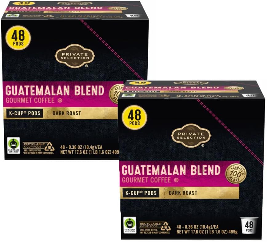 Generic Private Selection Guatemalan Blend Dark Coffee K-Cup Pods 48 K-Cups