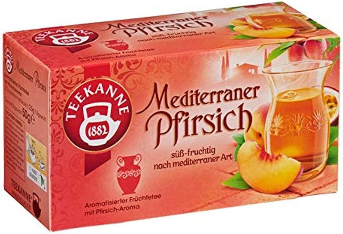 Teekanne Mediterraner Pfirsich Tea 50G - Mediterranean Peach
