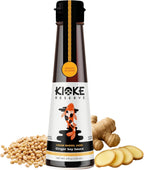 Kioke Reserve Ginger Soy Sauce | Small Batch Cedar Barrel Aged in Japan | All-Natural Non-GMO Shoyu with Fresh Ginger Flavor | Traditional Japanese Soy Sauce for Marinades, Sushi & Stir Fry (4 oz)