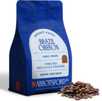 Brazil Oberon Coffee Whole Bean, Specialty, Medium Light Coffee Beans with Orange Spice & Cocoa, 12 oz Bag, Single Origin from Cerrado, Perfect for a Bright, Flavorful Brew