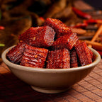 Spicy Noodle Web Celebrity latiao Snacks ,Big Spicy Piece Nostalgia Spicy，Convenient Fast Food，Gluten, Casual Snacks，Handmade Spicy Strips ，Chinese snacks (Spicy Cubes,1 bag)