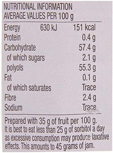 Stute Diabetic No Added Sugar Blackcurrant Jam 430g