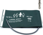 Universal NIBP Cuff with BP12 Connector for Large Adult, 33-47 cm Reusable Single Tube Nylon Replacement BP Cuff with Inner Airbag for Blood Pressure Monitor Machine