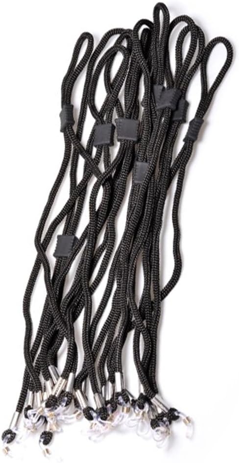 20 Pcs Black Sunglasses Strap Holder Adjustable Eyeglass Lanyard Rope Eyewear Retainer Cord Glasses Neck Strap String