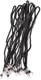 20 Pcs Black Sunglasses Strap Holder Adjustable Eyeglass Lanyard Rope Eyewear Retainer Cord Glasses Neck Strap String