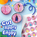 30 x Edible Cupcake Toppers Themed of Princess Collection of Edible Cake Decorations | Uncut Edible on Wafer Sheet