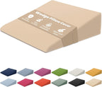 Xtreme Comforts Wedge Pillow Cover - Allergy-Friendly & Easy to Clean Cover - Fits Our (27" x 25" x 7") Wedge Pillow - Sand