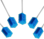 Oral Care Swabs Disposable- Blue 100 Counts