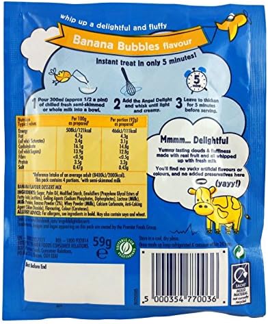 Angel Delight Banana Flavour - 59g (12 packs)