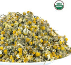 Chamomile Tea 1LB (16Oz) 100% CERTIFIED Organic (USDA seal) Chamomile Flowers Herbal Tea (Matricaria Chamomilla) in 1 lb Bulk BPA-free Resealable Bags from U.S. Wellness