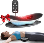 Zenopax Electric Lumbar Traction Device, Lower Back Massager with Dynamic Airbag Traction, 3-Level Heat, Vibration - Quick Relaxation, Easy to Use, Home/Office Use