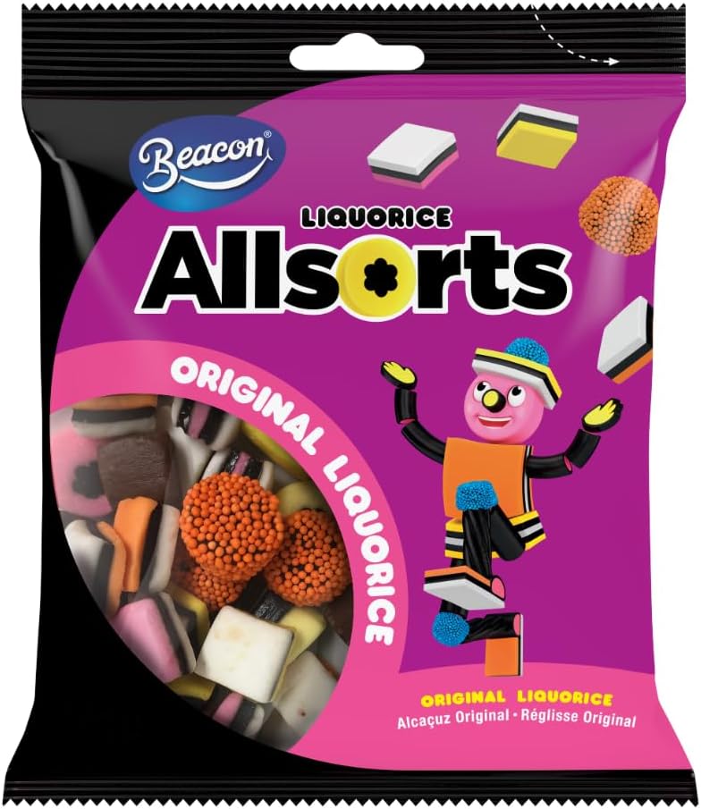 Beacon Original Liquorice Allsorts (400g / 14.1oz) (1-pack)
